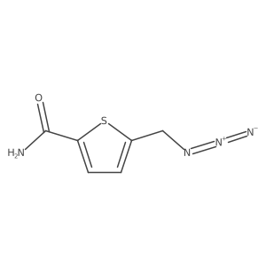 5-(Azidomethyl)thiophene-2-carboxamide结构式