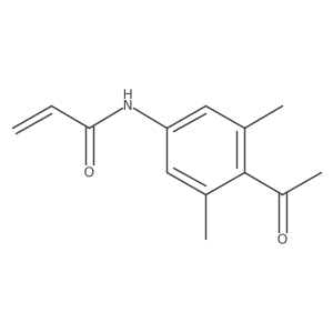 N-(4-Acetyl-3,5-dimethylphenyl)prop-2-enamide结构式
