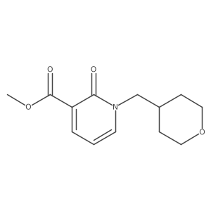 Methyl 1-[(oxan-4-yl)methyl]-2-oxo-1,2-dihydropyridine-3-carboxylate结构式