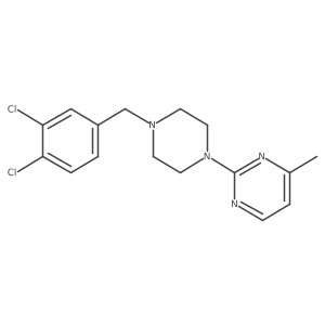 2-{4-[(3,4-Dichlorophenyl)methyl]piperazin-1-yl}-4-methylpyrimidine结构式