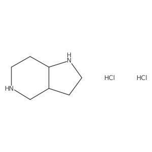 rac-(3aR,7aS)-octahydro-1H-pyrrolo[3,2-c]pyridine dihydrochloride结构式