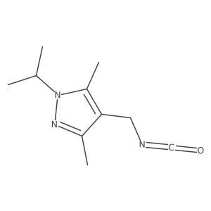 4-(isocyanatomethyl)-3,5-dimethyl-1-(propan-2-yl)-1H-pyrazole Structure