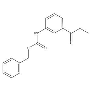 benzyl N-(3-propanoylphenyl)carbamate Structure