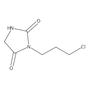 3-(3-Chloropropyl)imidazolidine-2,4-dione Structure