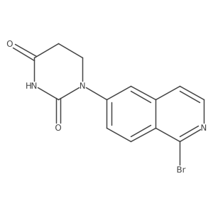 1-(1-Bromoisoquinolin-6-yl)-1,3-diazinane-2,4-dione结构式