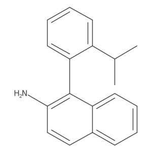 1-(2-Isopropylphenyl)naphthalen-2-amine Structure