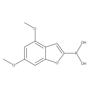 4,6-Dimethoxybenzofuran-2-ylboronic acid Structure