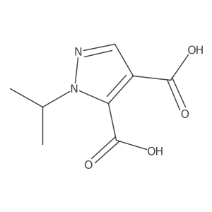 1-Isopropyl-1H-pyrazole-4,5-dicarboxylic acid Structure