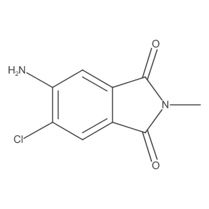 5-Amino-6-chloro-2-methyl-1H-isoindole-1,3(2H)-dione Structure
