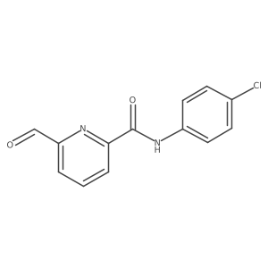 N-(4-Chlorophenyl)-6-formyl-2-pyridinecarboxamide Structure