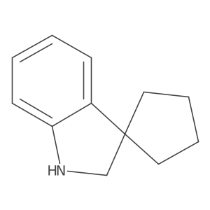 1',2'-Dihydrospiro[cyclopentane-1,3'-indole] Structure