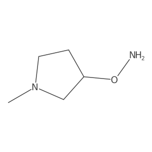 O-(1-methylpyrrolidin-3-yl)hydroxylamine Structure