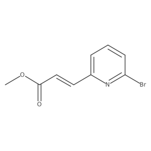 methyl (2E)-3-(6-bromopyridin-2-yl)prop-2-enoate Structure