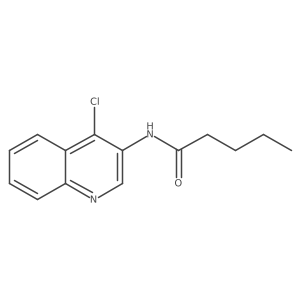 N-(4-chloroquinolin-3-yl)pentanamide Structure