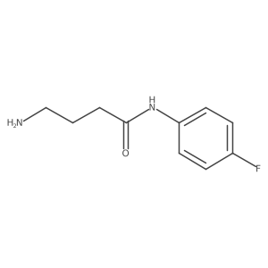 4-amino-N-(4-fluorophenyl)butanamide结构式