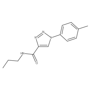1-(4-methylphenyl)-N-propyl-1H-1,2,3-triazole-4-carboxamide Structure