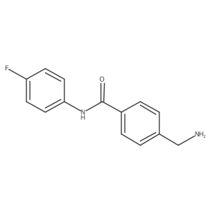 4-(Aminomethyl)-N-(4-fluorophenyl)benzamide Structure