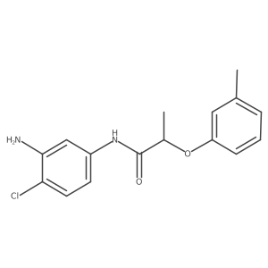N-(3-Amino-4-chlorophenyl)-2-(3-methylphenoxy)-propanamide结构式