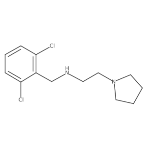 n-(2,6-Dichlorobenzyl)-2-(pyrrolidin-1-yl)ethan-1-amine Structure