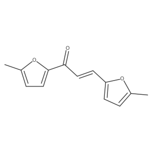 (2E)-1,3-Bis(5-methylfuran-2-yl)prop-2-en-1-one结构式
