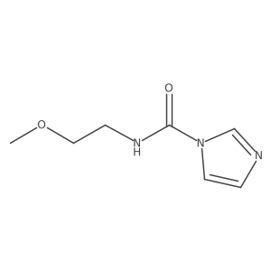 N-(2-methoxyethyl)-1H-imidazole-1-carboxamide结构式
