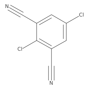 2,5-Dichloroisophthalonitrile结构式