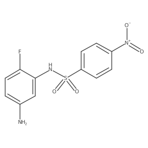 n-(5-Amino-2-fluorophenyl)-4-nitrobenzene-1-sulfonamide Structure