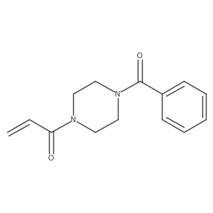 1-(4-Benzoylpiperazin-1-yl)prop-2-en-1-one Structure
