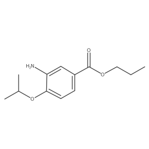 Propyl 3-amino-4-isopropoxybenzoate Structure