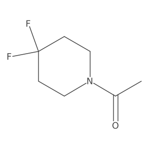 1-(4,4-Difluoropiperidin-1-yl)ethanone结构式