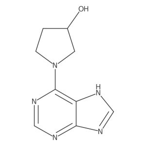 1-(9H-purin-6-yl)pyrrolidin-3-ol Structure
