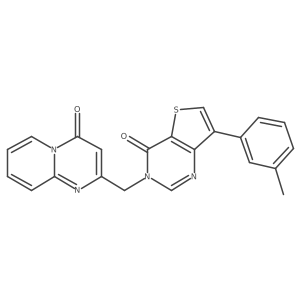 2-{[7-(3-methylphenyl)-4-oxothieno[3,2-d]pyrimidin-3(4H)-yl]methyl}-4H-pyrido[1,2-a]pyrimidin-4-one Structure