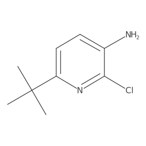 6-Tert-butyl-2-chloropyridin-3-amine结构式