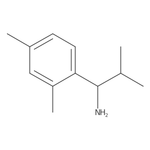 (S)-1-(2,4-Dimethylphenyl)-2-methylpropan-1-amine结构式