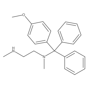 N1-((4-methoxyphenyl)diphenylmethyl)-N1,n2-dimethylethane-1,2-diamine Structure