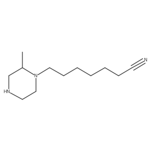 7-(2-Methylpiperazin-1-yl)heptanenitrile Structure