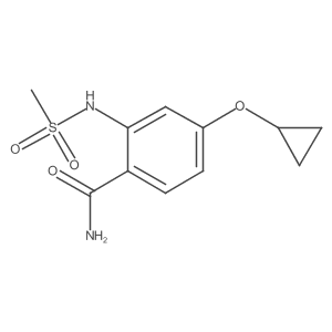 4-Cyclopropoxy-2-(methylsulfonamido)benzamide Structure