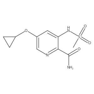5-Cyclopropoxy-3-(methylsulfonamido)picolinamide Structure