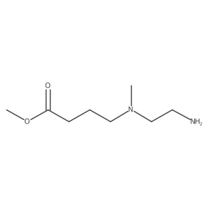 Methyl 4-[(2-aminoethyl)(methyl)amino]butanoate结构式