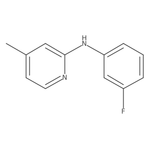 N-(3-fluorophenyl)-4-methyl-pyridin-2-amine Structure