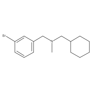[(3-Bromophenyl)methyl](cyclohexylmethyl)methylamine结构式