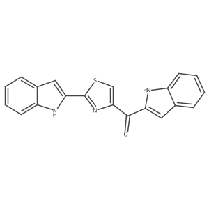 (2-(1H-Indol-2-yl)thiazol-4-yl)(1H-indol-2-yl)methanone Structure