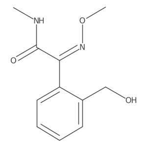 (2E)-2-[2-(hydroxymethyl)phenyl]-2-methoxyimino-N-methylacetamide Structure