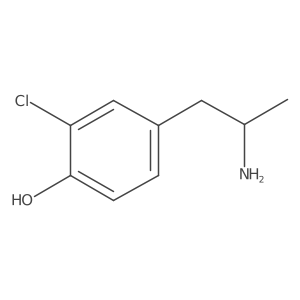4-[(2s)-2-Aminopropyl]-2-chlorophenol Structure