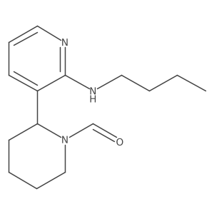 2-(2-(Butylamino)pyridin-3-yl)piperidine-1-carbaldehyde Structure