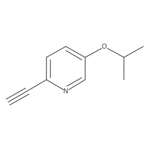 2-Ethynyl-5-isopropoxypyridine结构式