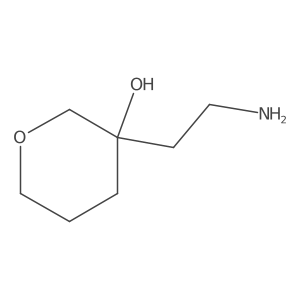3-(2-Aminoethyl)oxan-3-ol结构式