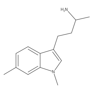 4-(1,6-Dimethyl-1H-indol-3-yl)butan-2-amine结构式