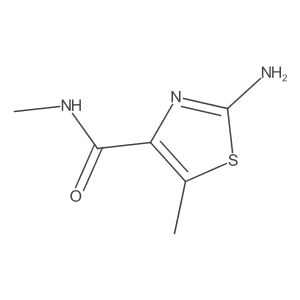 2-amino-N,5-dimethyl-1,3-thiazole-4-carboxamide Structure