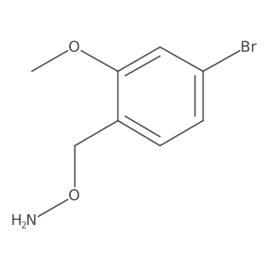 O-[(4-bromo-2-methoxyphenyl)methyl]hydroxylamine Structure